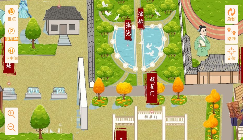 松山湖管委会手绘地图景区语音讲解导览系统：智慧景区建设的基石